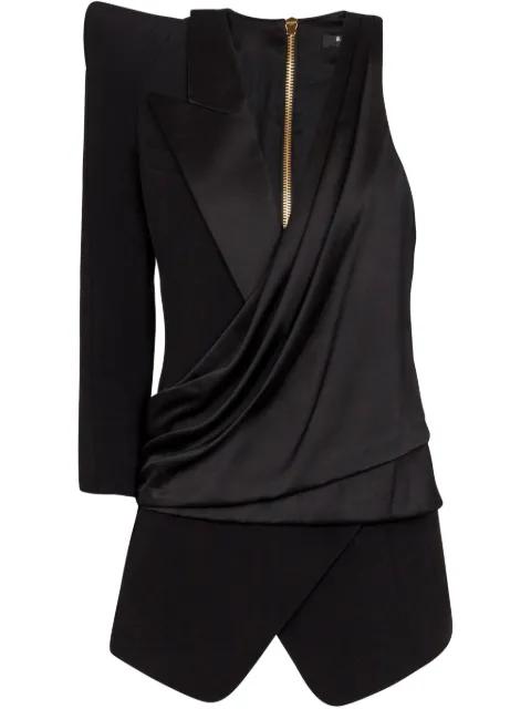 asymmetric top by BALMAIN