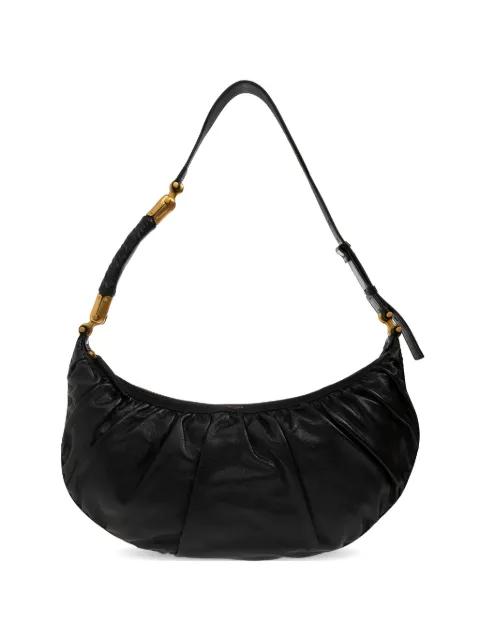 Ébène gathered shoulder bag by BALMAIN