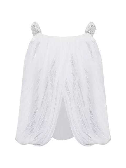bead-embellished blouse by BALMAIN