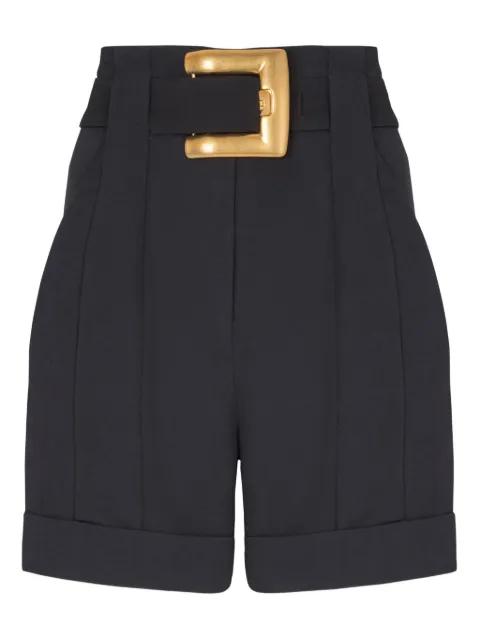 belted-waist shorts by BALMAIN