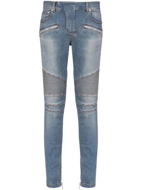 biker jeans by BALMAIN