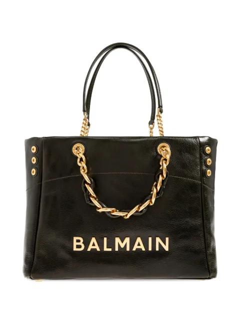 chain detail tote bag by BALMAIN