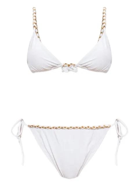 chain-embellished bikini by BALMAIN