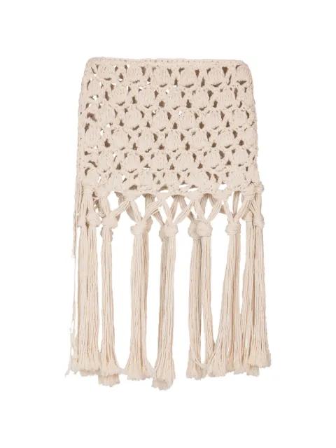 cotton crochet skirt by BALMAIN
