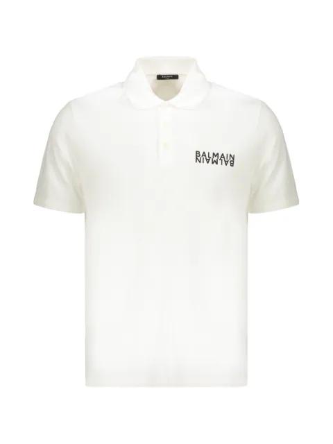 cotton polo shirt by BALMAIN