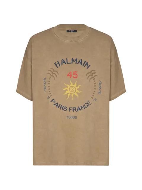 crew-neck short-sleeve T-shirt by BALMAIN