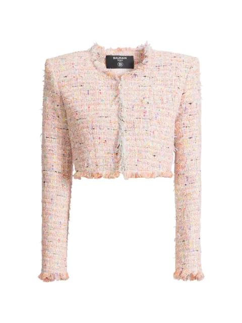 cropped Tweed jacket by BALMAIN