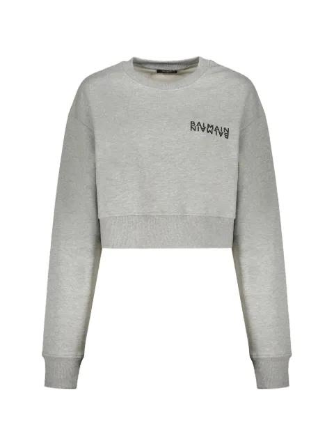 cropped sweatshirt by BALMAIN