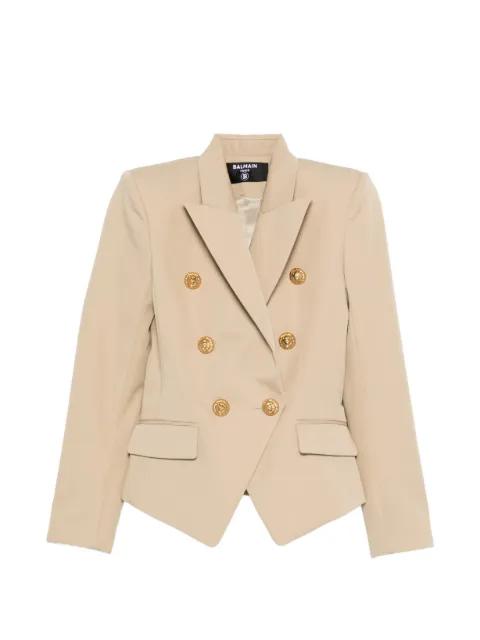 double-breasted buttoned blazer by BALMAIN