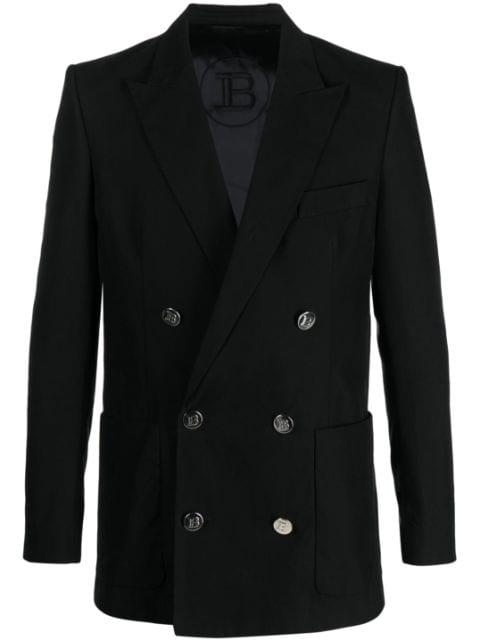 double-breasted cotton blazer by BALMAIN