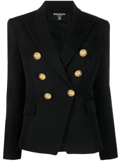 double-breasted fitted jacket by BALMAIN