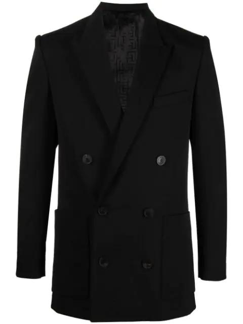 double-breasted wool blazer by BALMAIN