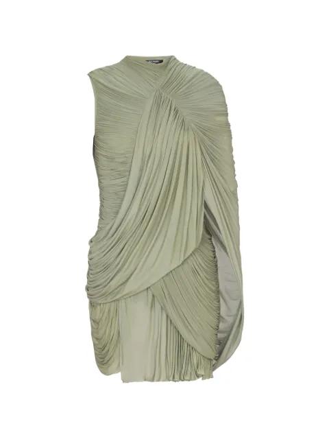 draped flowing dress by BALMAIN