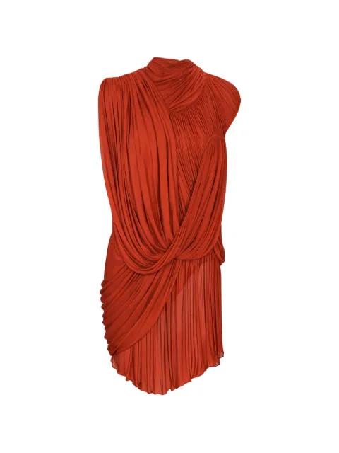 draped flowing dress by BALMAIN