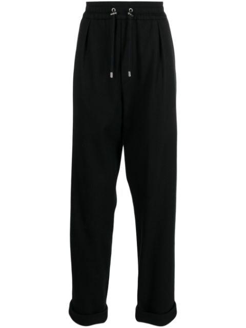 drawstring tapered track pants by BALMAIN