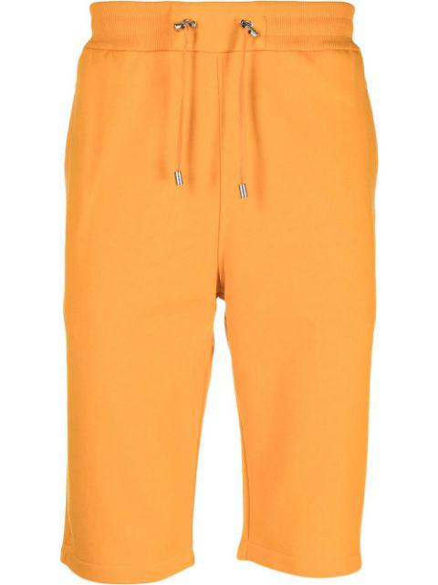 drawstring-waist cotton shorts by BALMAIN