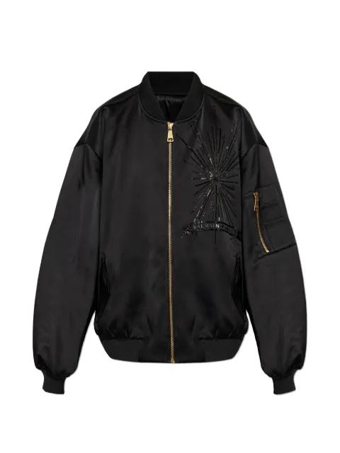 embellished bomber jacket by BALMAIN