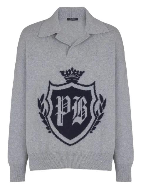 emblem sweater by BALMAIN