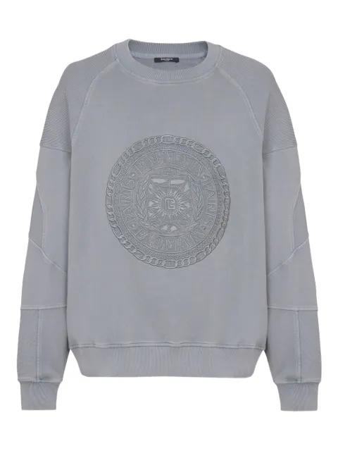 embroidered sweatshirt by BALMAIN