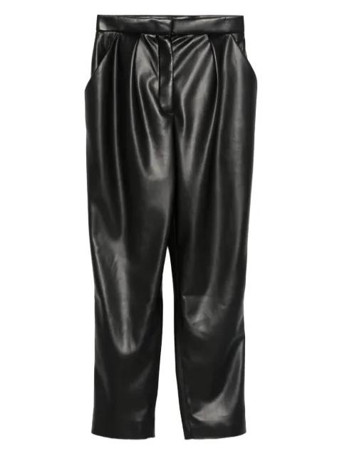 faux-leather trousers by BALMAIN