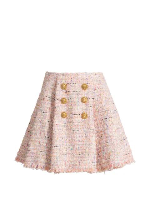 flared Tweed skirt by BALMAIN