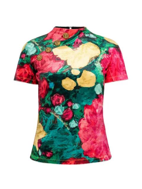floral top by BALMAIN