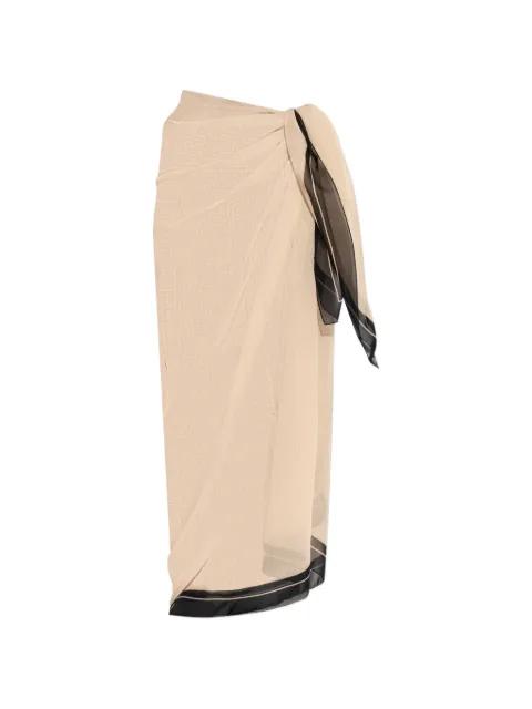 geometric-print sarong by BALMAIN