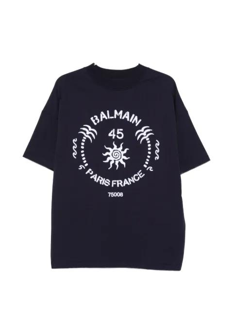graphic-print T-shirt by BALMAIN