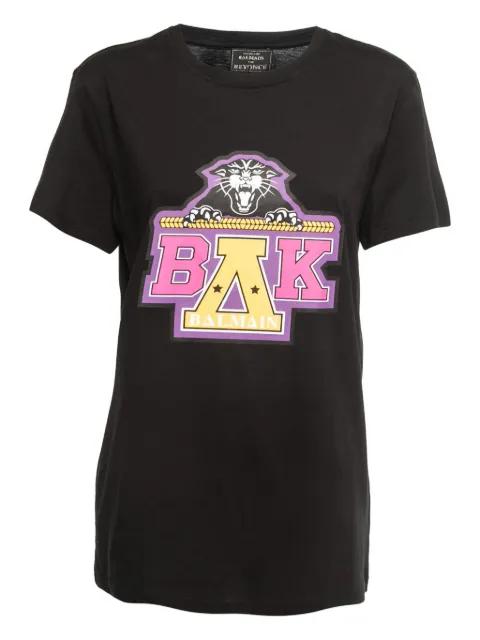graphic-print cotton t-shirt by BALMAIN 