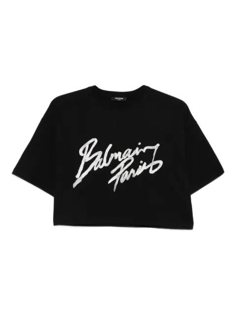 graphic-print t-shirt by BALMAIN