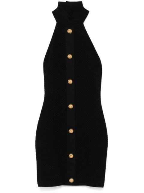 halterneck mini dress by BALMAIN