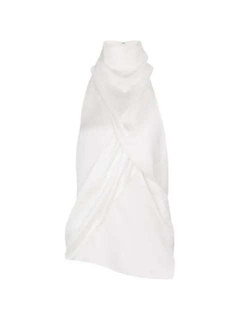 halterneck sleeveless blouse by BALMAIN