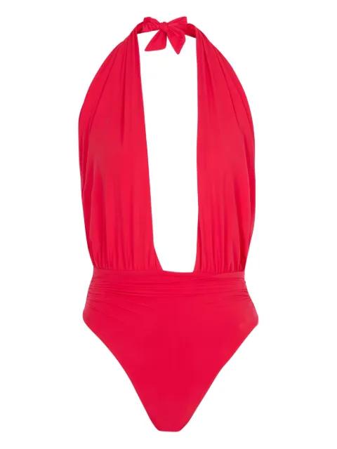 halterneck swimsuit by BALMAIN