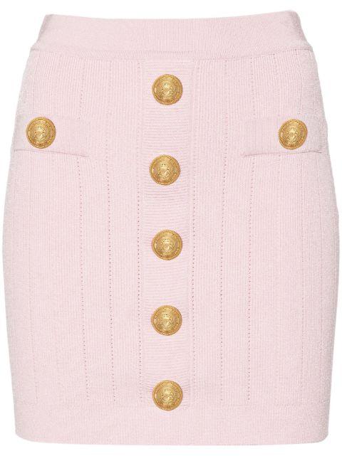 high-waist miniskirt by BALMAIN