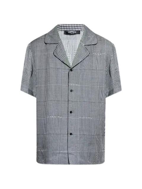 houndstooth-pattern shirt by BALMAIN