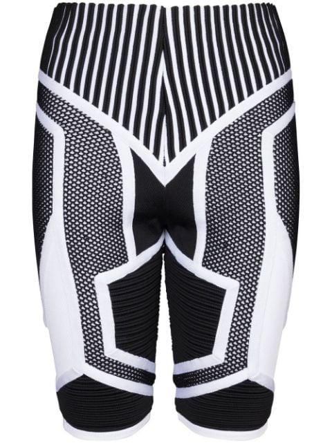 knit cycling-shorts by BALMAIN