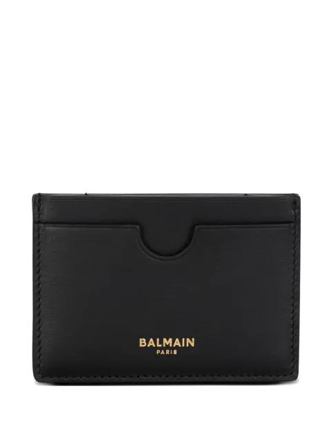 leather card holder by BALMAIN