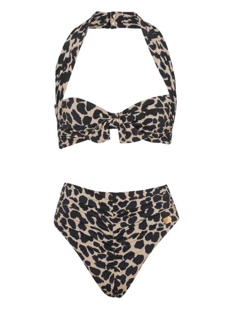 leopard-print bikini by BALMAIN