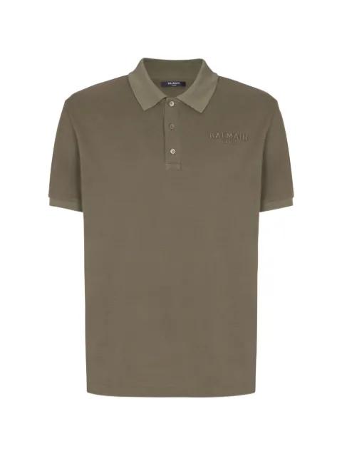 logo-detail polo shirt by BALMAIN