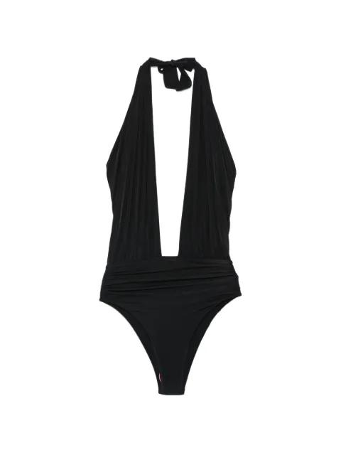 logo-detail swimsuit by BALMAIN