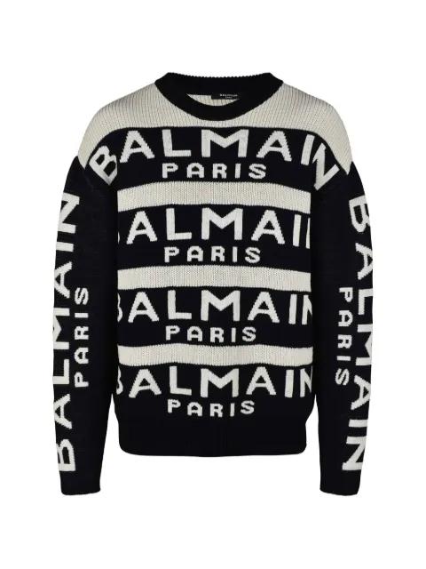 logo-embellishment sweater by BALMAIN