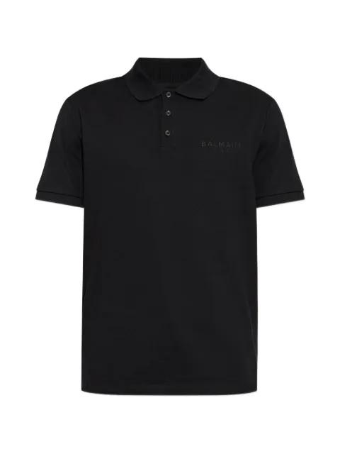 logo-embroidered polo shirt by BALMAIN