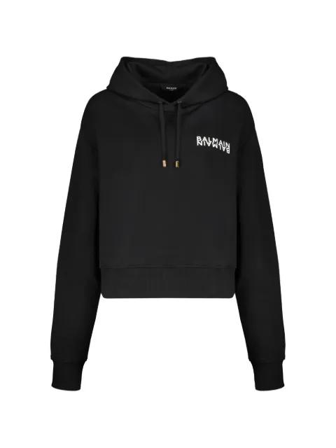 logo hoodie by BALMAIN