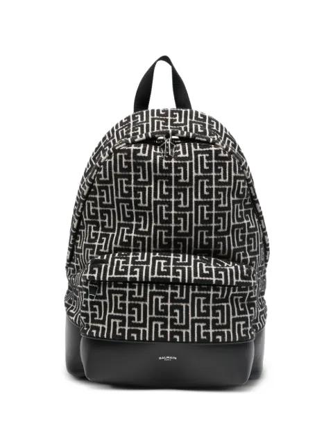 logo-pattern backpack by BALMAIN 