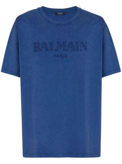 logo-print T-shirt by BALMAIN