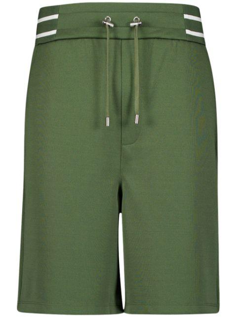 logo-print drawstring shorts by BALMAIN