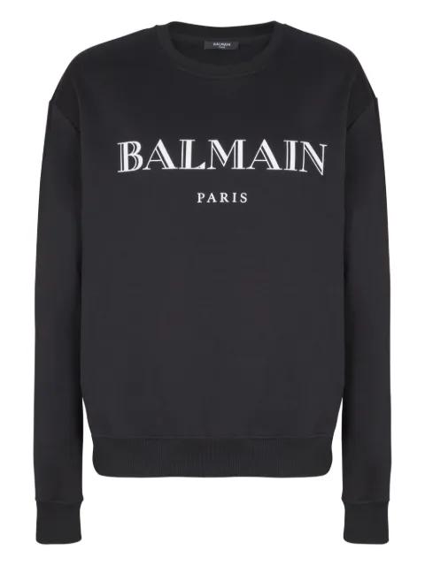 logo-print sweatshirt by BALMAIN