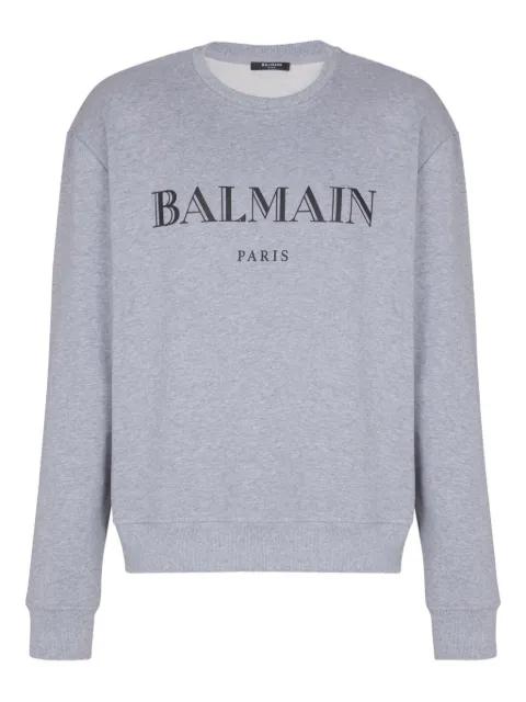 logo-print sweatshirt by BALMAIN