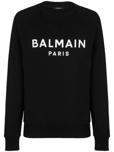 logo-print sweatshirt by BALMAIN