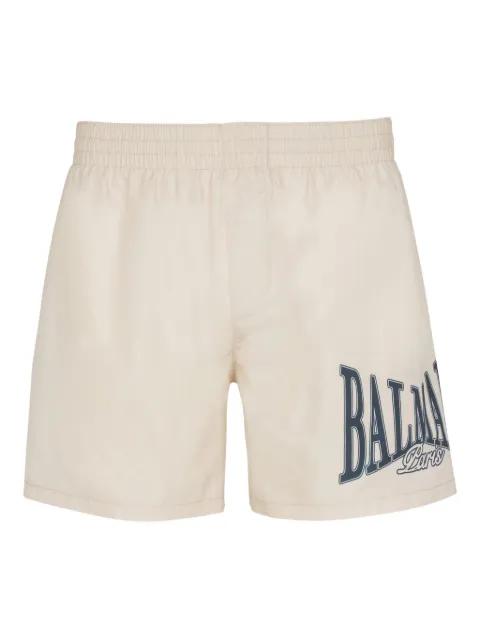 logo-print swim shorts by BALMAIN